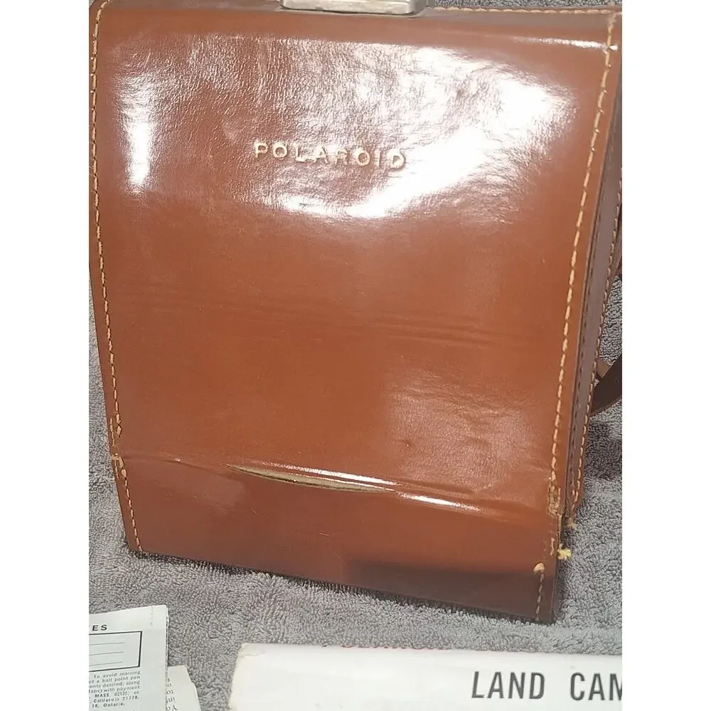 Polaroid 433 Land Camera Tested Working w/ Case Clean Vintage 1960s- Excellent!
